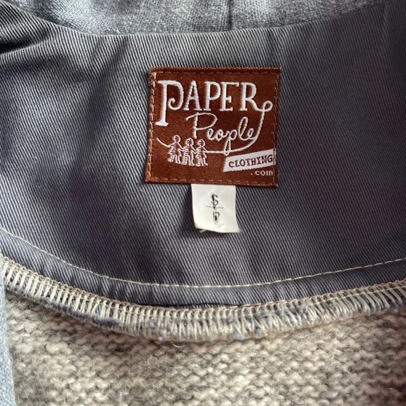 Paper People Clothing | Mixed Media Blazer - Picture 6 of 11